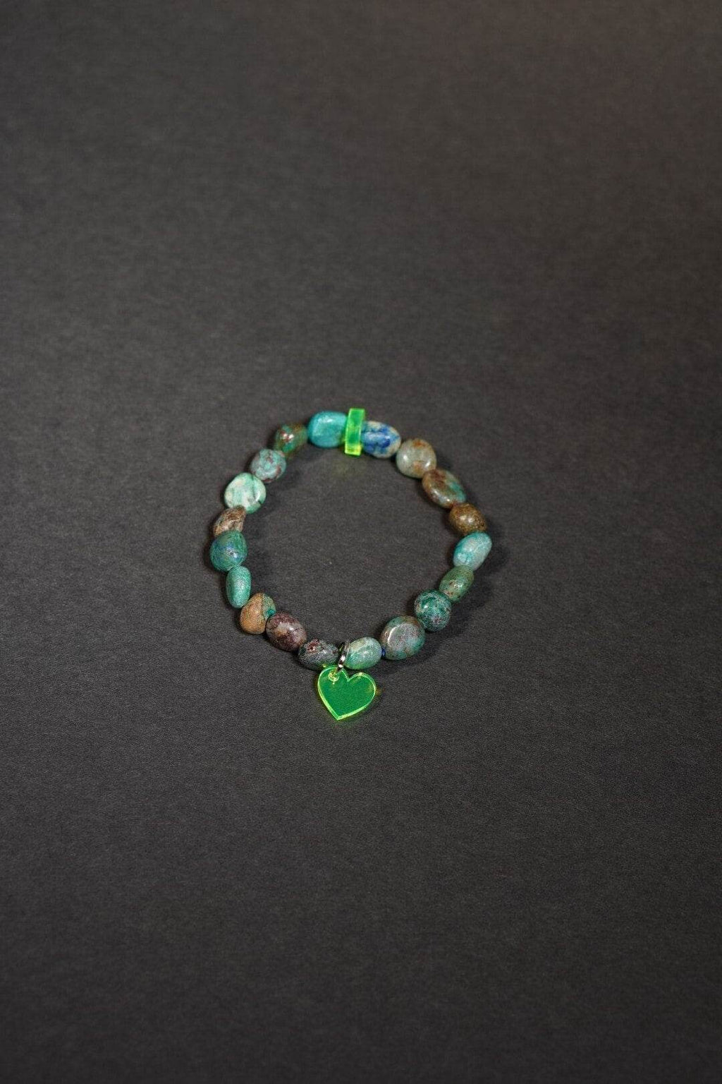 Lucky Bracelet - Chrysocolla (Malachit) - Heart - LUCKY MES