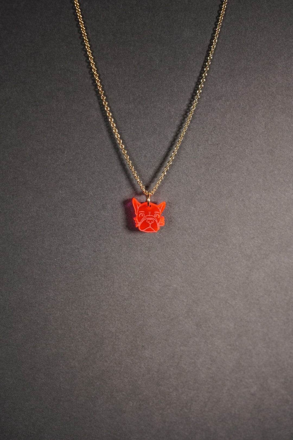 Lucky Necklace French Bulldog Kopf - LUCKY MES