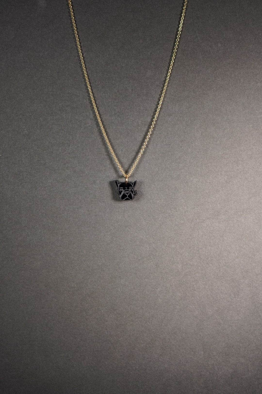Lucky Necklace French Bulldog Kopf - LUCKY MES
