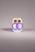 Lucky Ears - glitter lilac loops - LUCKY MES