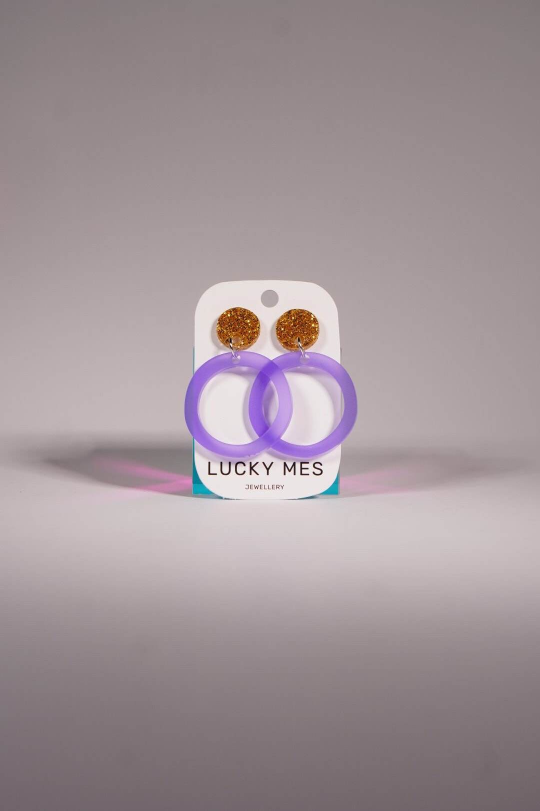 Lucky Ears - glitter lilac loops - LUCKY MES