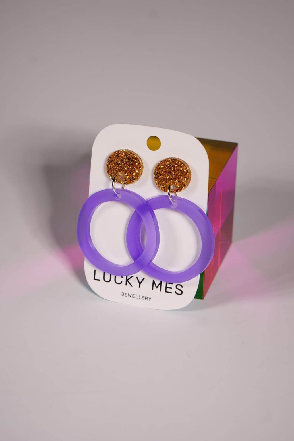Lucky Ears - glitter lilac loops - LUCKY MES