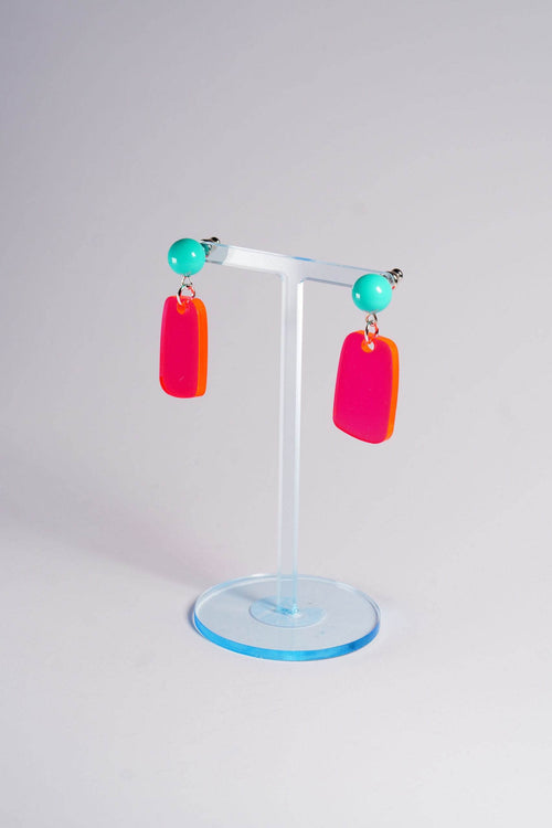 Lucky Ears Turquoise pink fluoreszierend - LUCKY MES