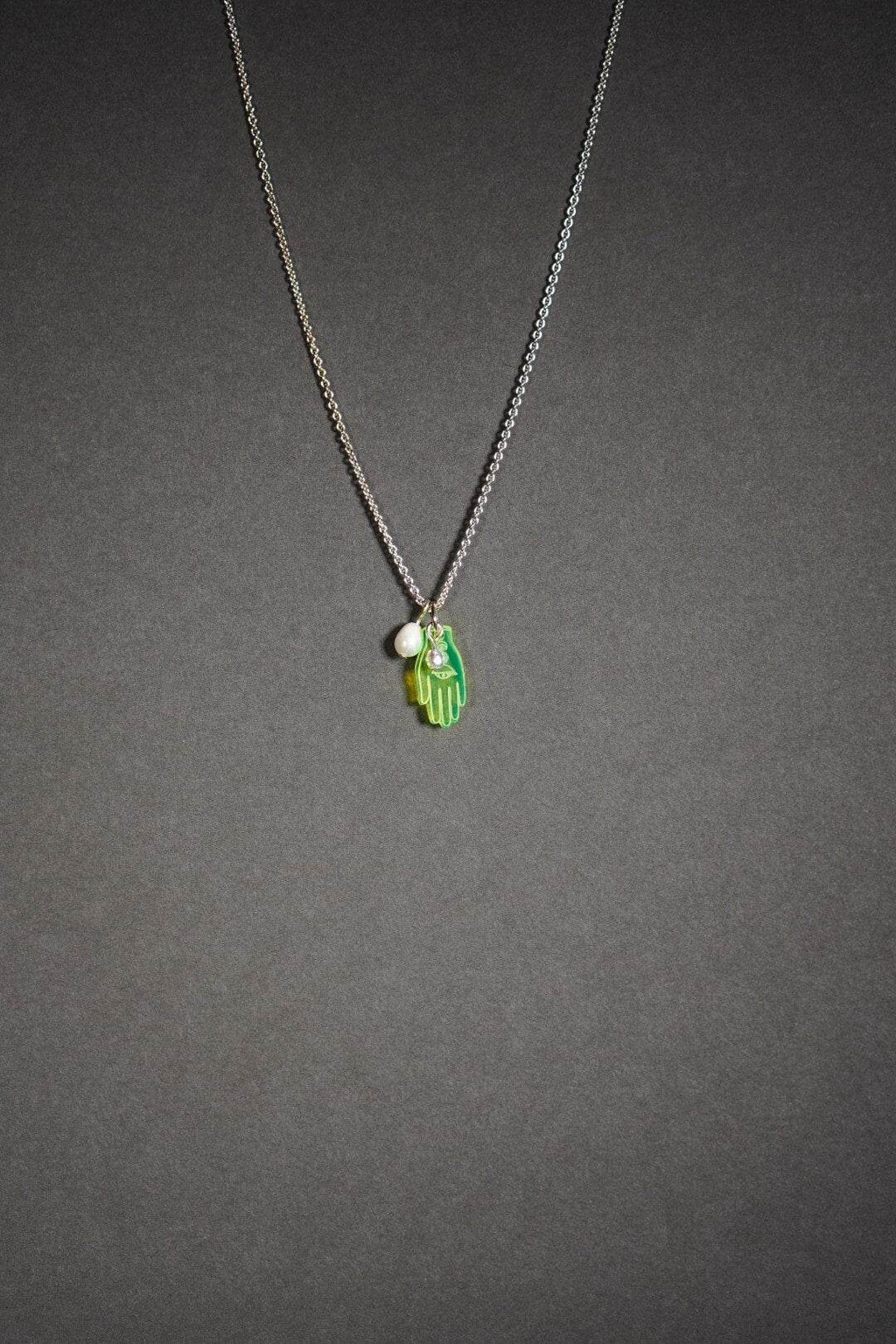 Lucky Necklace Lucky Hand Pearl - LUCKY MES