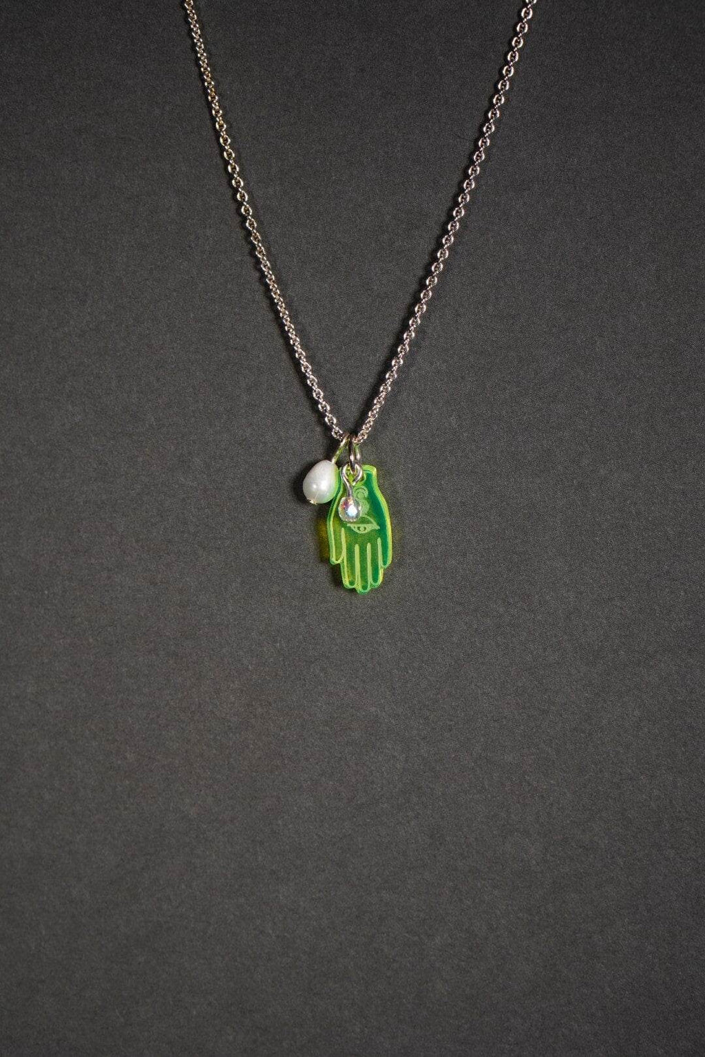 Lucky Necklace Lucky Hand Pearl - LUCKY MES