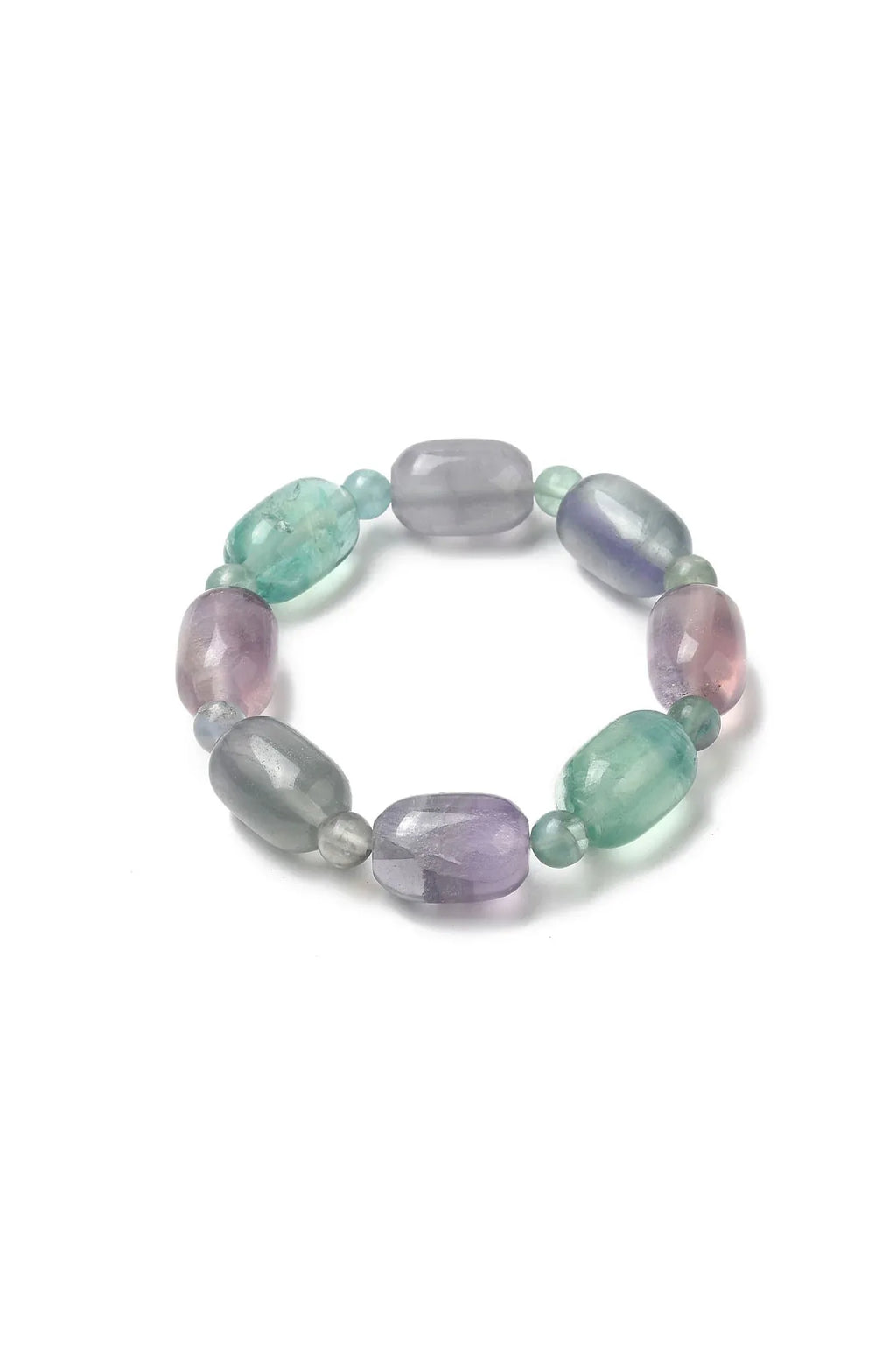 Lucky Bracelet Fluorit chunky pills