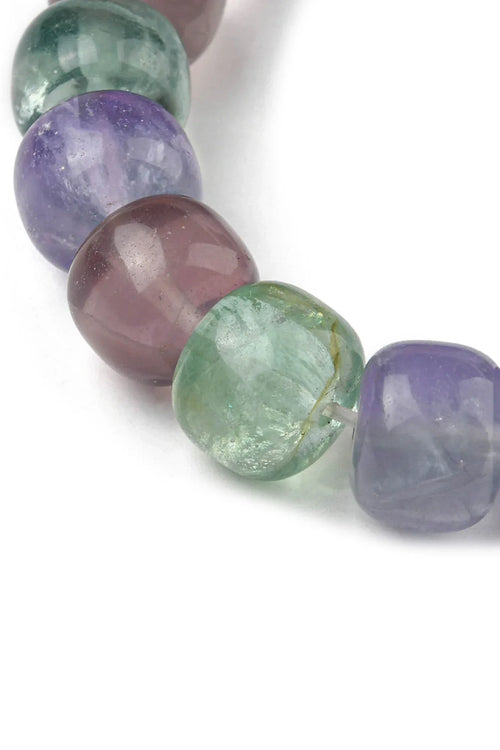Lucky Bracelet Fluorite Chunky