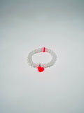 Lucky Bracelet - Jade White - Heart - LUCKY MES