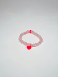 Lucky Bracelet - Rosenquarz - Heart - LUCKY MES