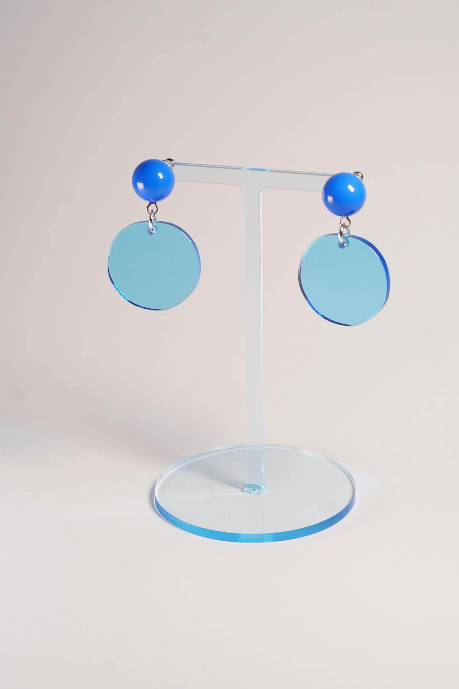 Lucky Ears - blue - blau fluoreszierend circle - LUCKY MES