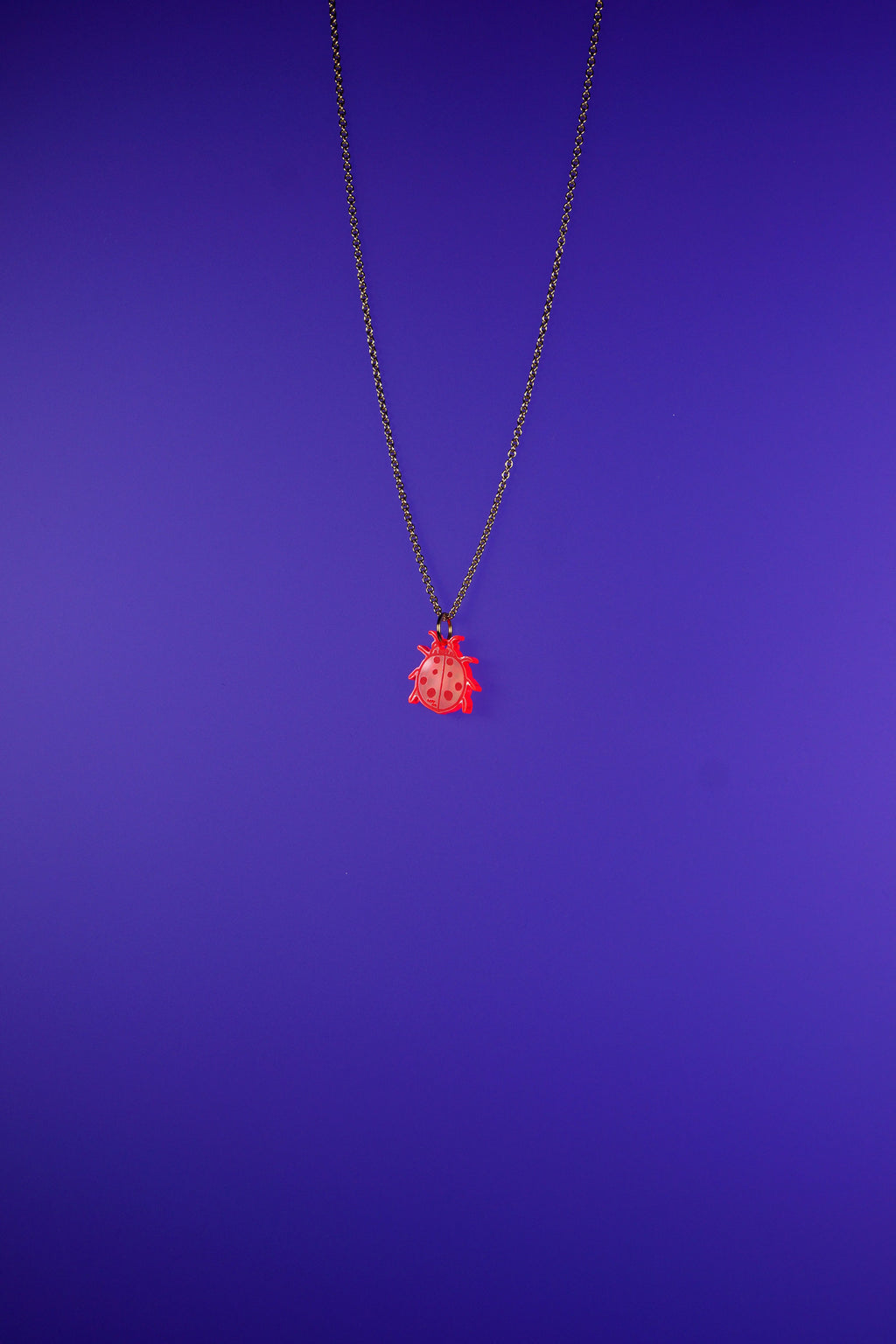 Marienkäfer Kette pink fluoreszierend – Lucky Necklace | Lucky Mes