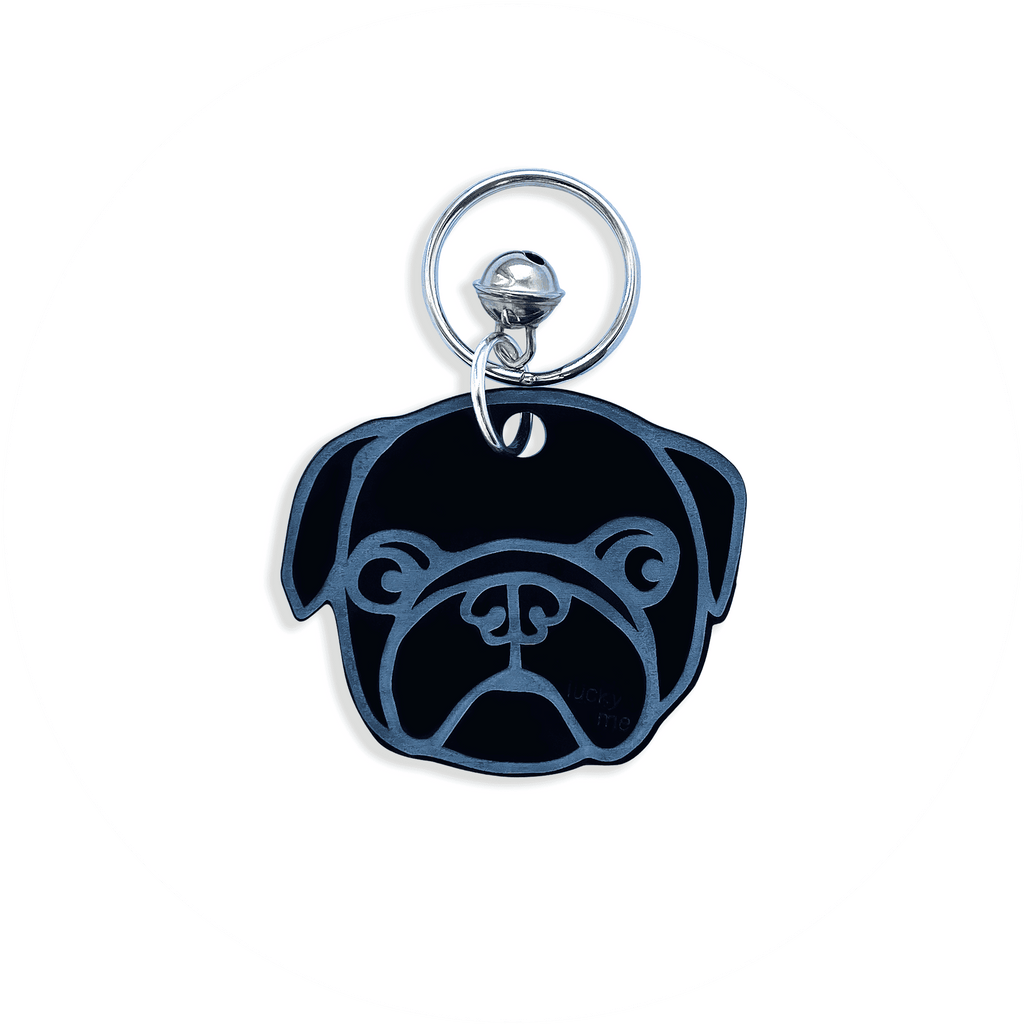 Lucky Pug Head (Mops) - LUCKY MES