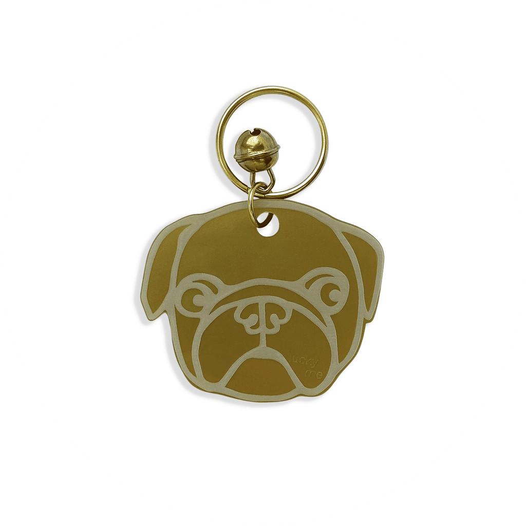 Lucky Pug Head (Mops) - LUCKY MES