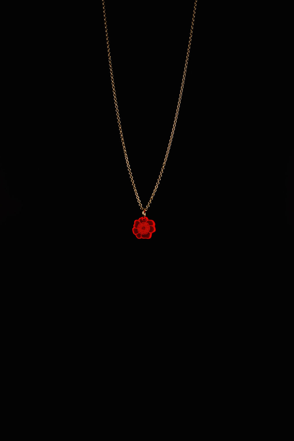 Anemone Kette rot fluoreszierend – Lucky Necklace | Lucky Mes