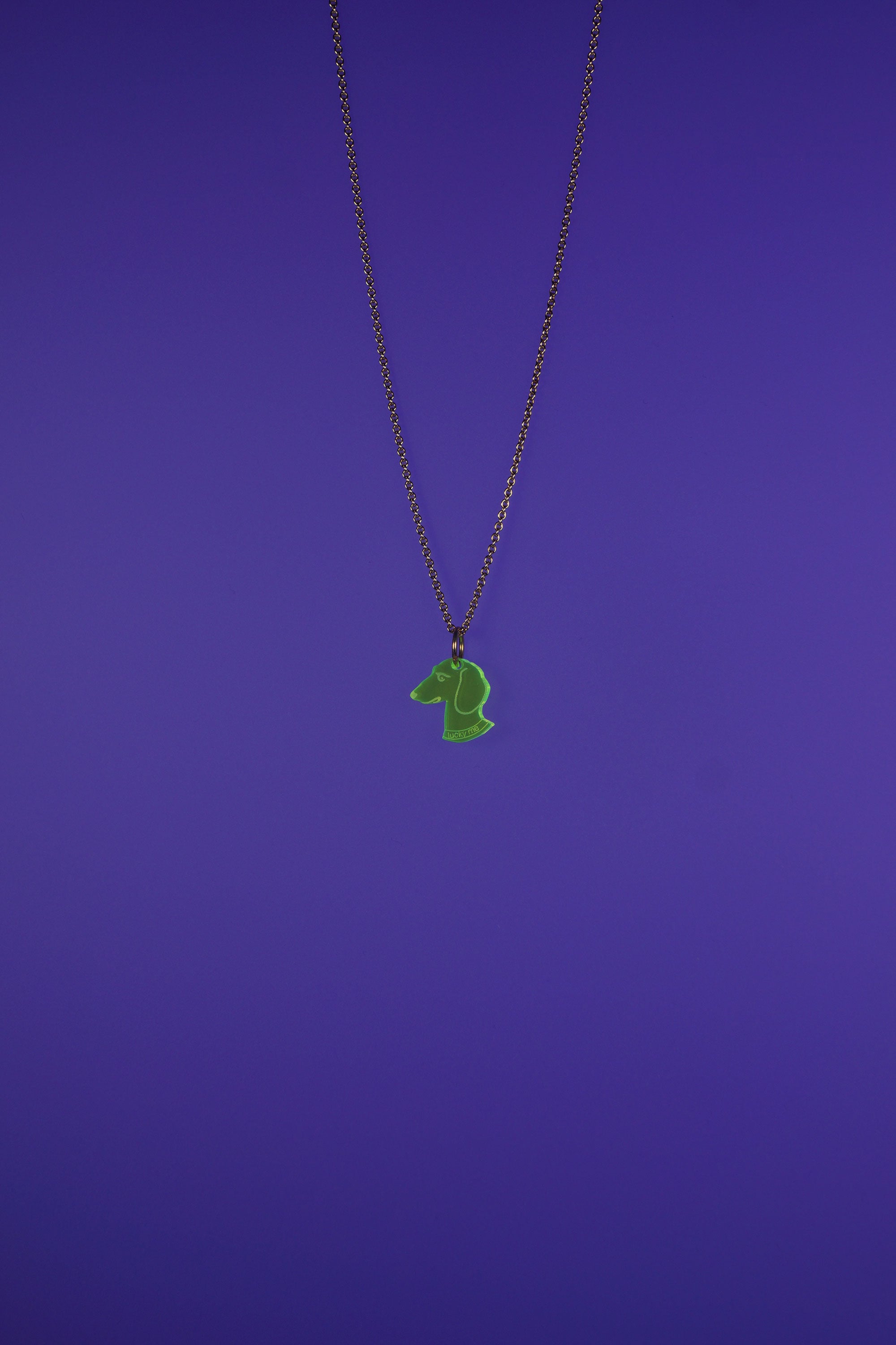 Lucky Necklace Dachshund Head
