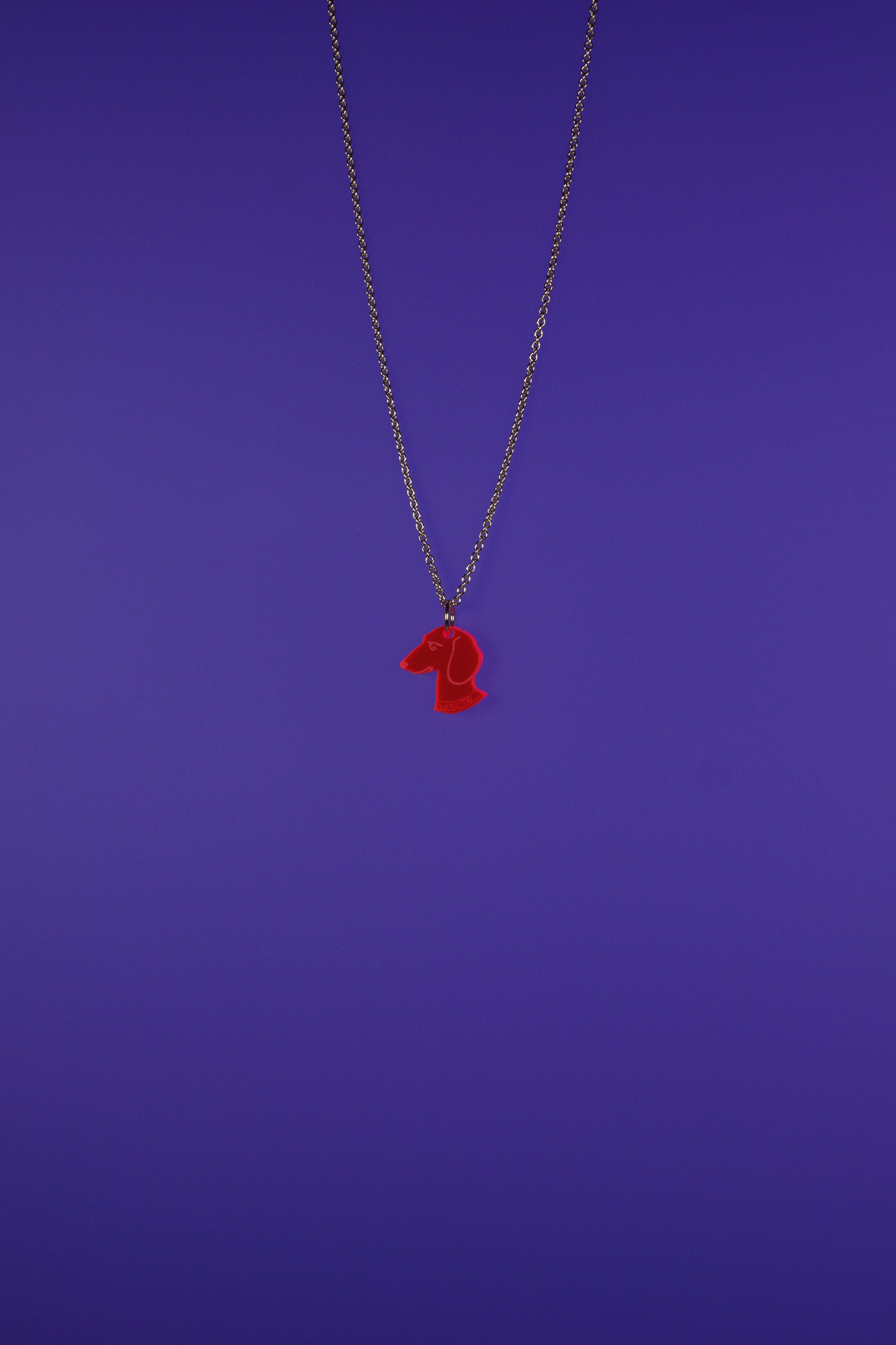 Lucky Necklace Dachshund Head