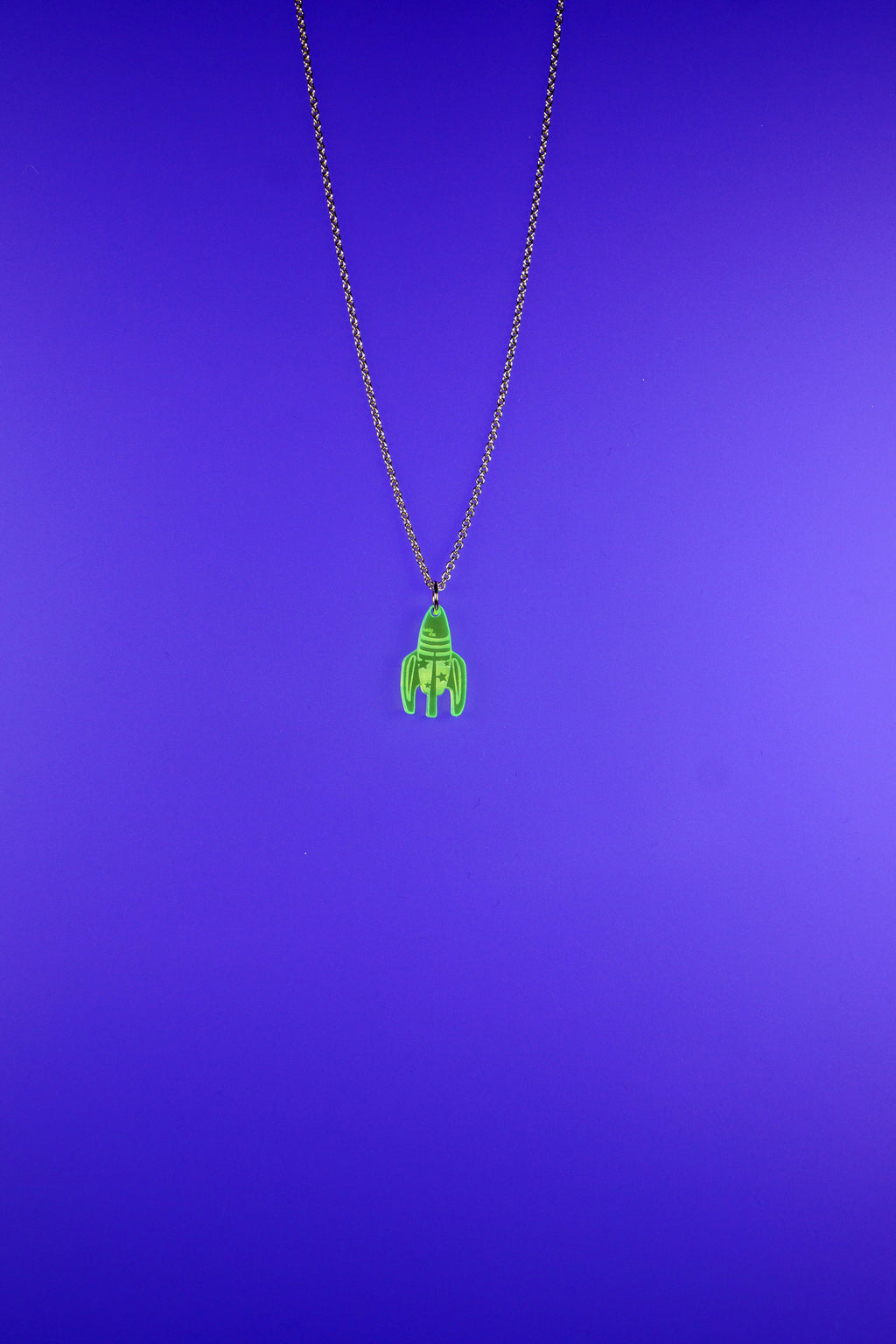 Raketen Kette grün fluoreszierend – Lucky Necklace Rocket | Lucky Mes