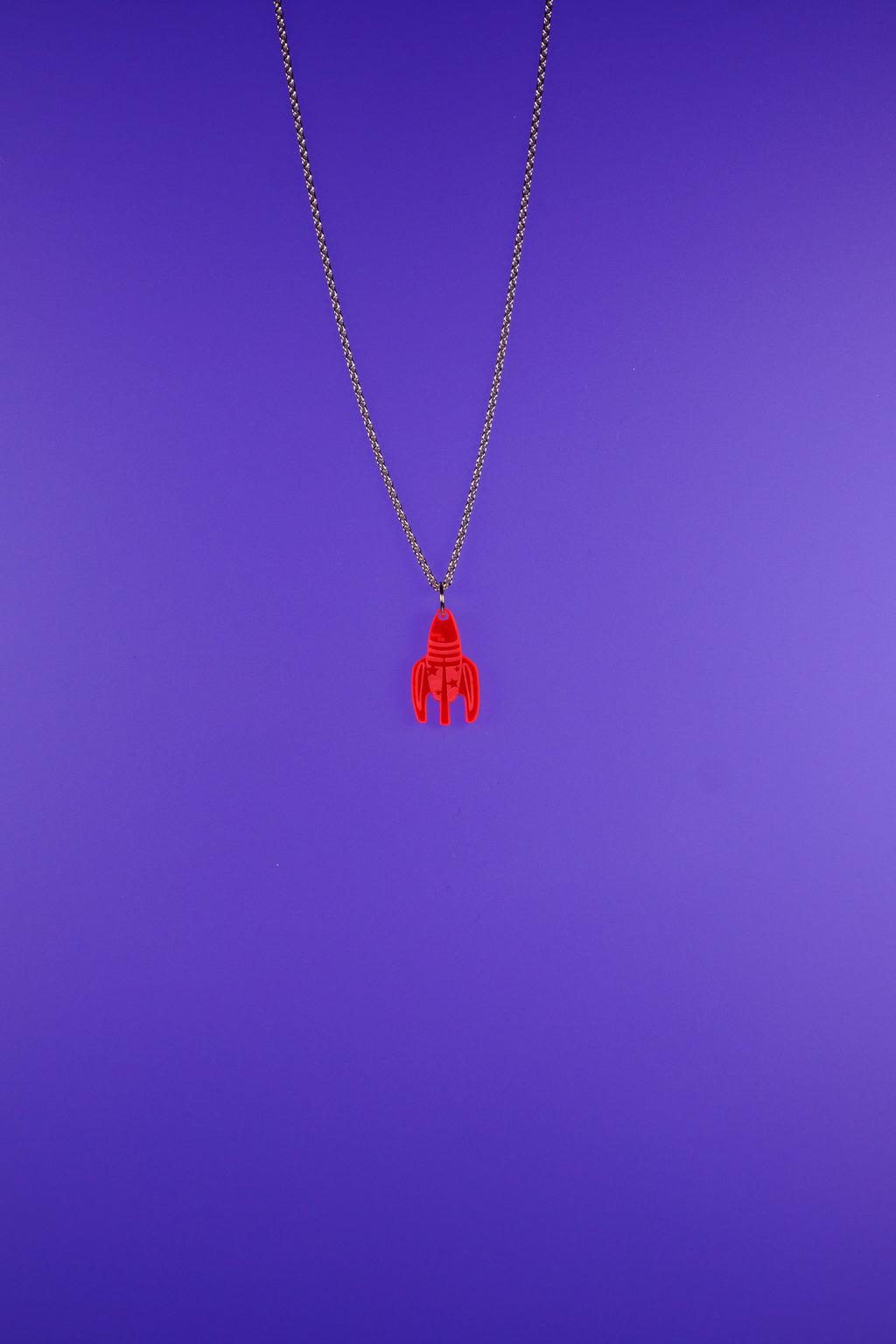 Raketen Kette rot fluoreszierend – Lucky Necklace Rocket | Lucky Mes