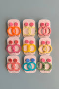 Frühlings Creolen aus recyceltem Acryl – Lucky Ears | Lucky Mes München