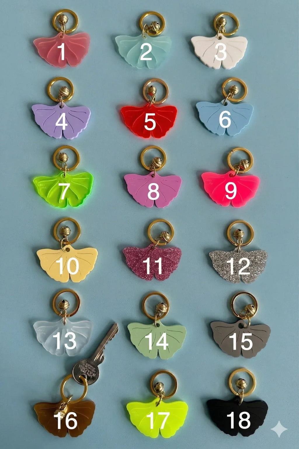 Lucky Ginkgo Keychain