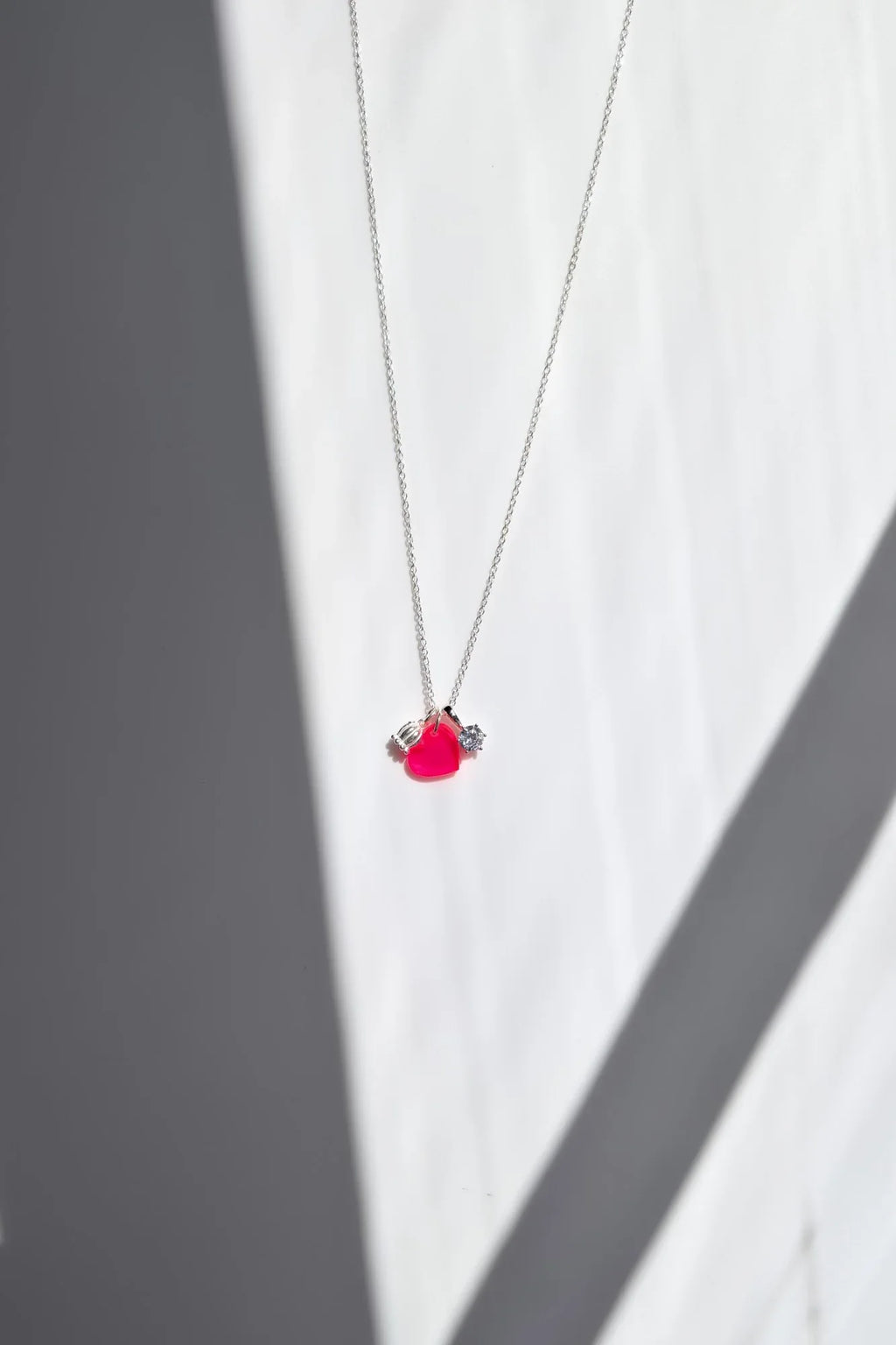 Herz Kette Silber handgefertigt – Lucky Necklace Heart | Lucky Mes München