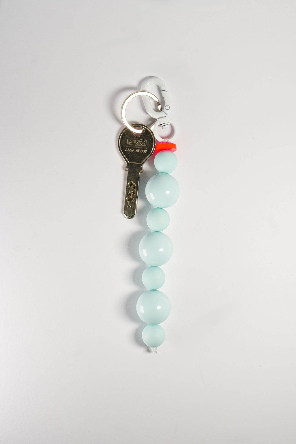 Schlüsselkette Hellblau Pastell - LUCKY MES