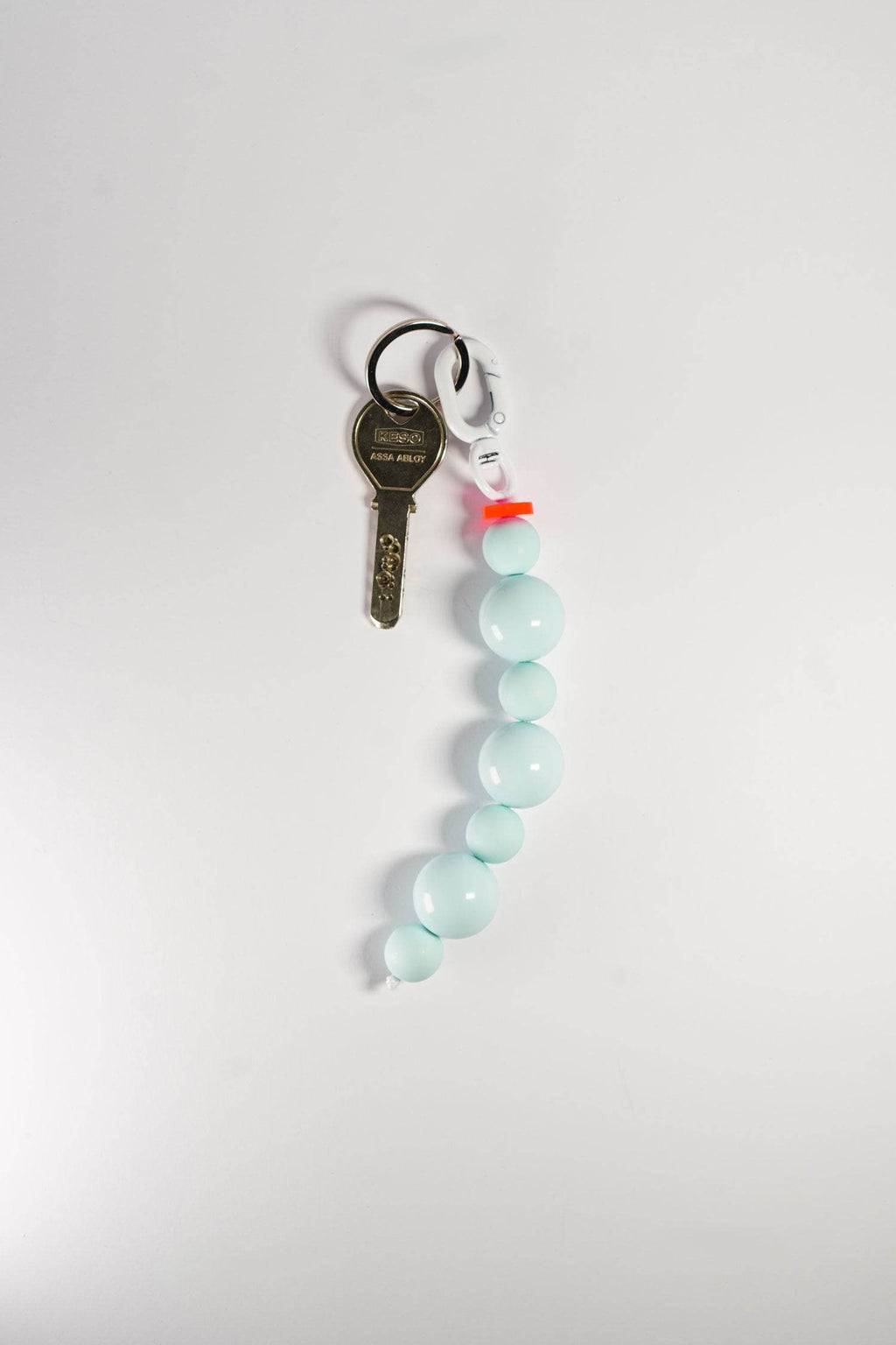 Schlüsselkette Hellblau Pastell - LUCKY MES