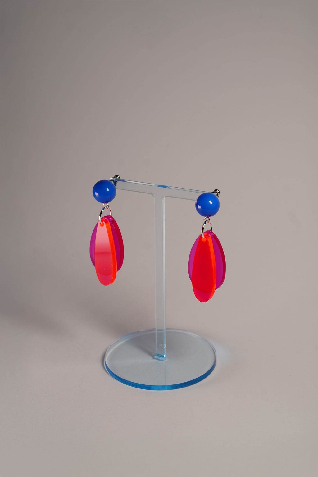 Lucky Ears - blue - lila satiniert pink fluoreszierend - LUCKY MES