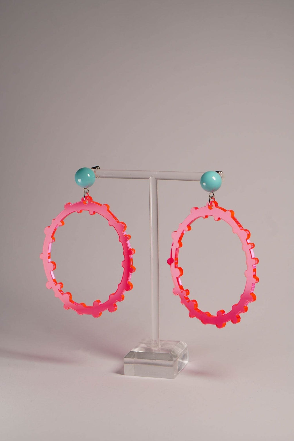 Lucky Ears - Grande - rot fluoreszierend - LUCKY MES