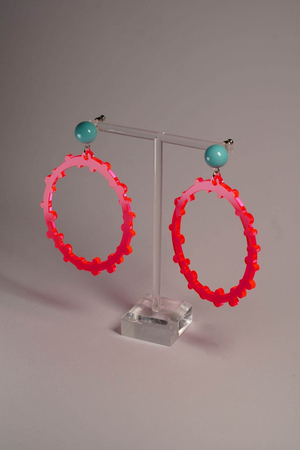 Lucky Ears - Grande - rot fluoreszierend - LUCKY MES