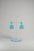 Lucky Ears - turquoise - blau fluoreszierend square - LUCKY MES