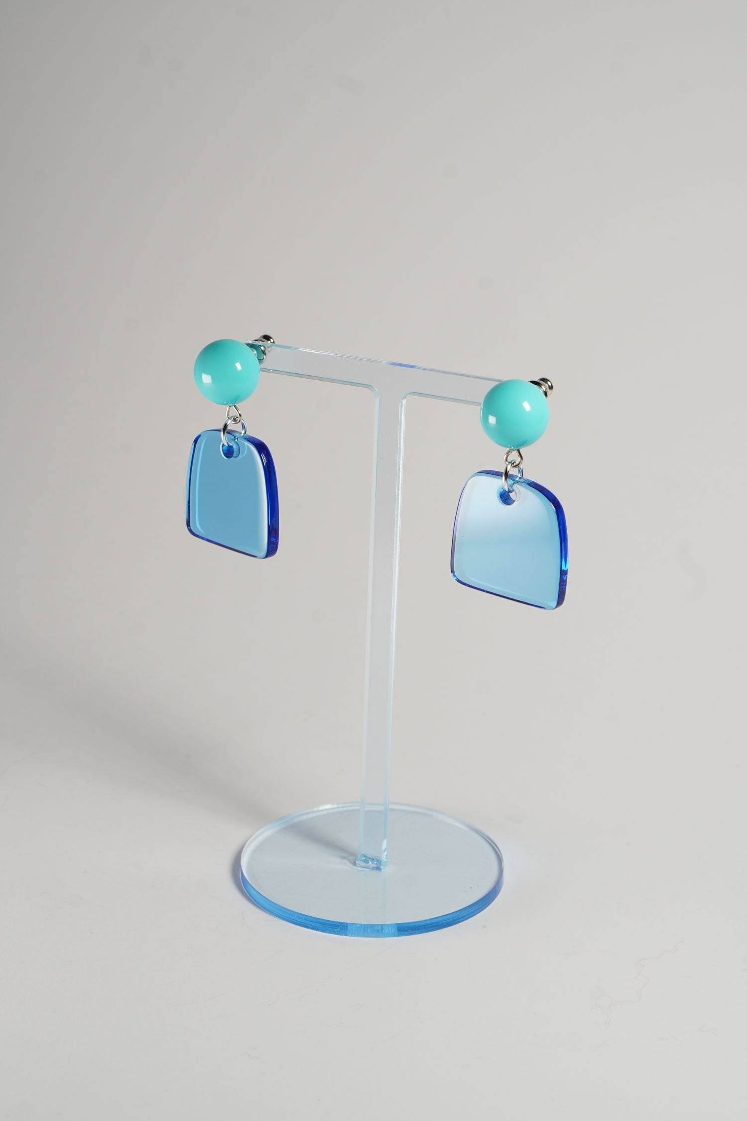 Lucky Ears - turquoise - blau fluoreszierend square - LUCKY MES