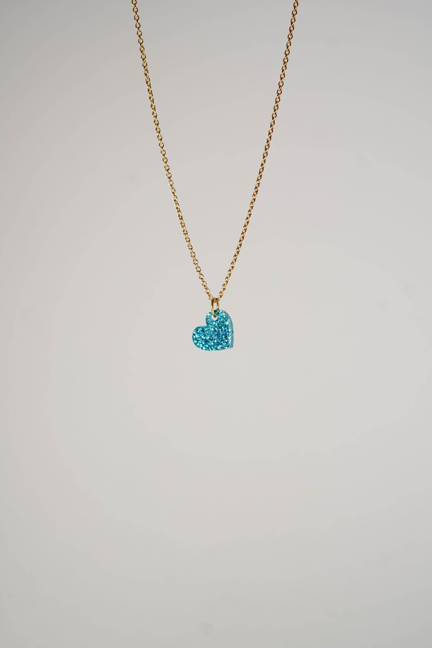 Lucky Necklace Heart Glitter - LUCKY MES