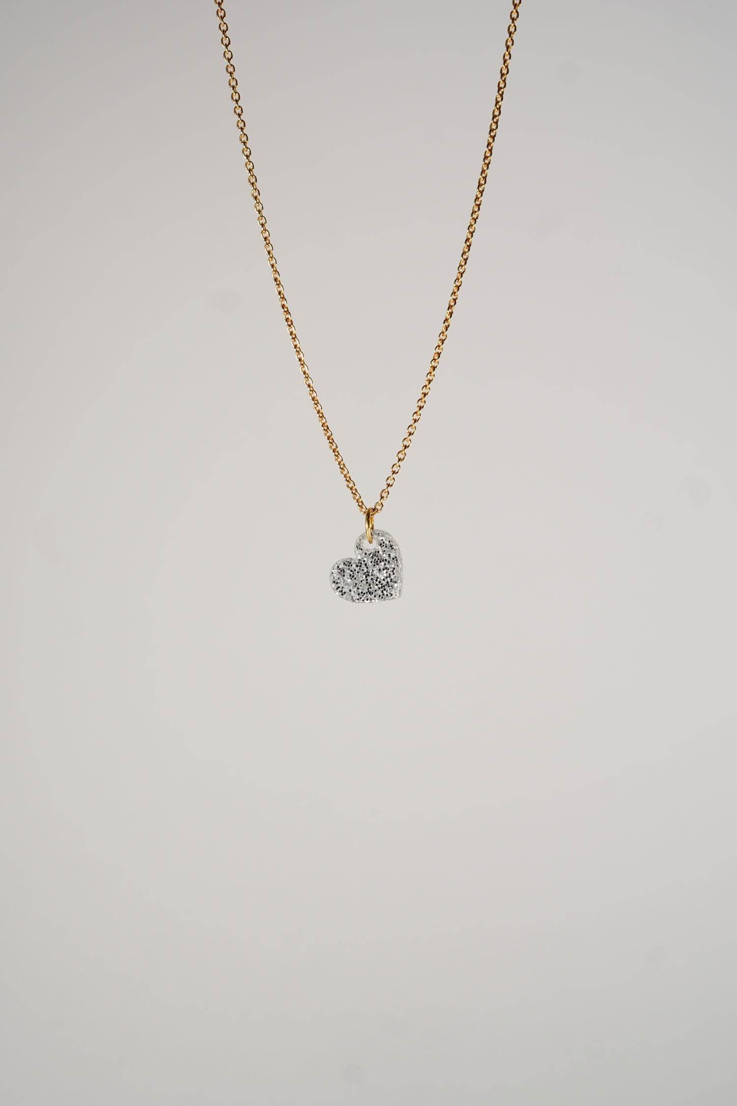 Lucky Necklace Heart Glitter - LUCKY MES