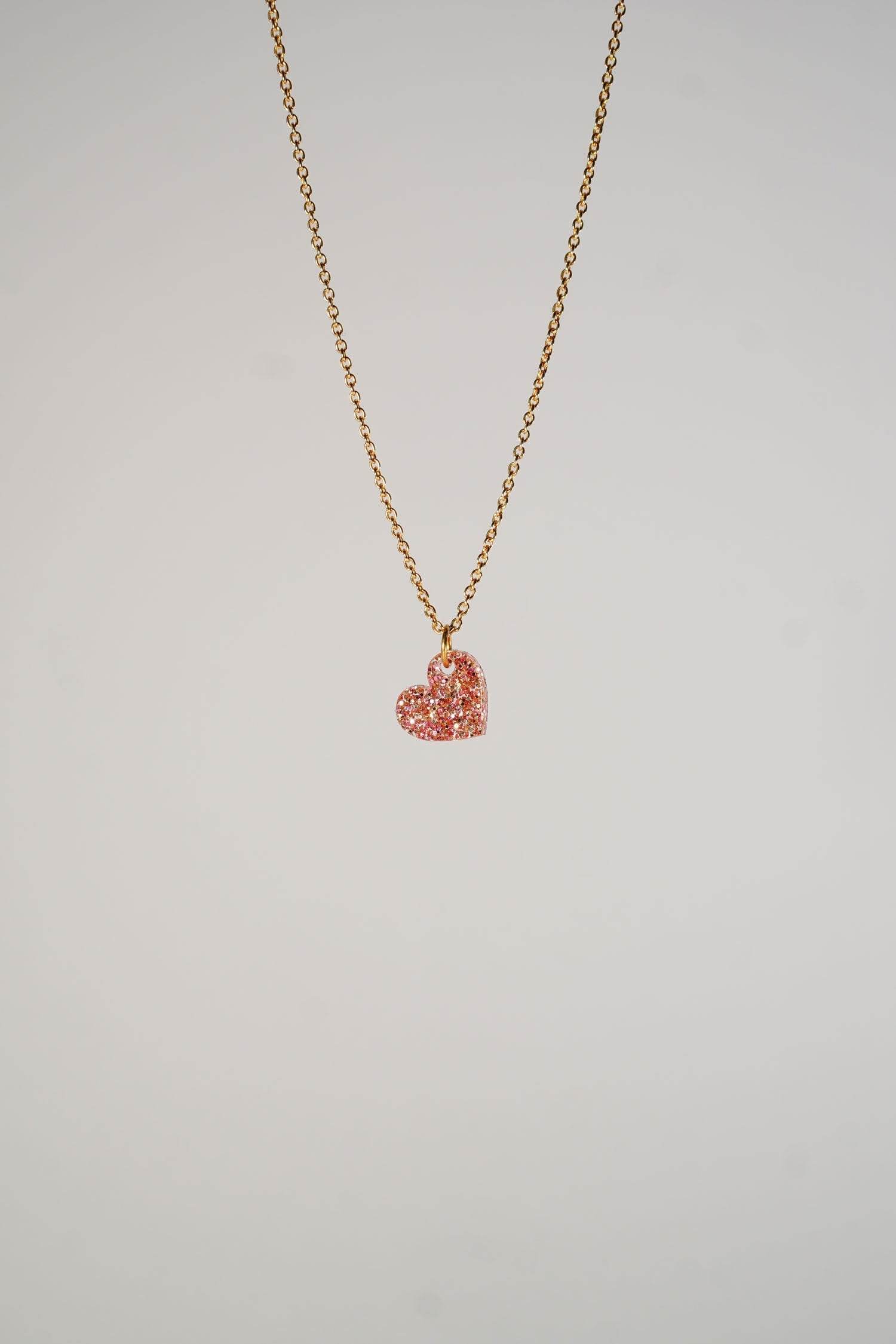 Lucky Necklace Heart Glitter - LUCKY MES