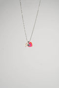 Lucky Necklace Pearl Zirkonia Heart - LUCKY MES