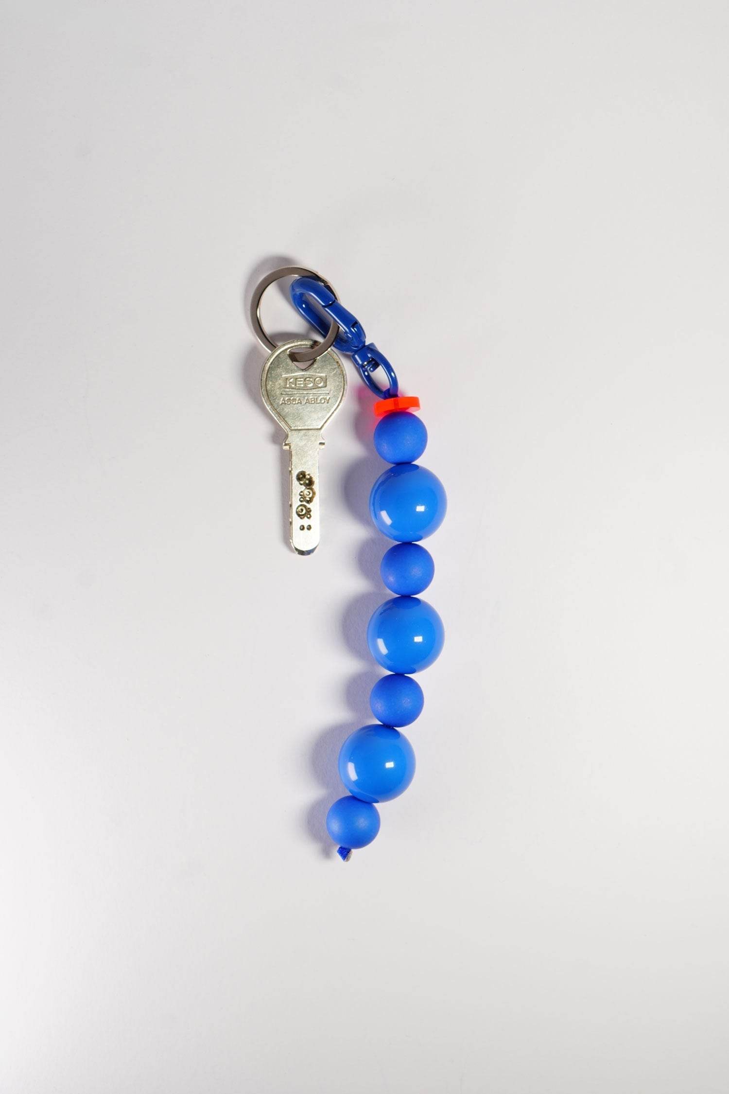 Schlüsselkette Knallblau - LUCKY MES