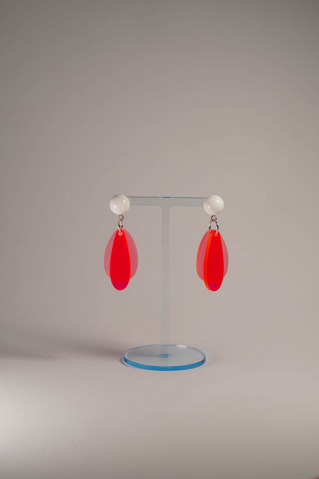 Lucky Ears - white - rose satiniert pink fluoreszierend - LUCKY MES