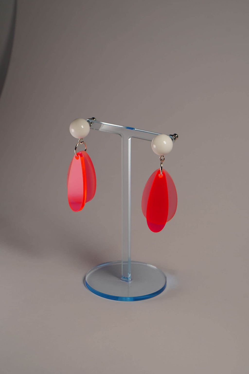 Lucky Ears - white - rose satiniert pink fluoreszierend - LUCKY MES